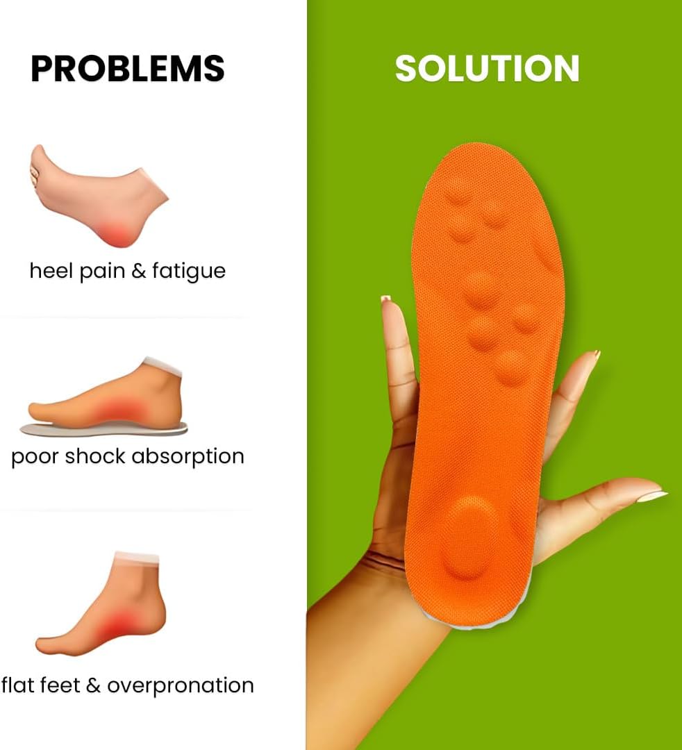 StrideBoost™ Insoles — Crush Foot Pain and Energize Every Step All Day Long