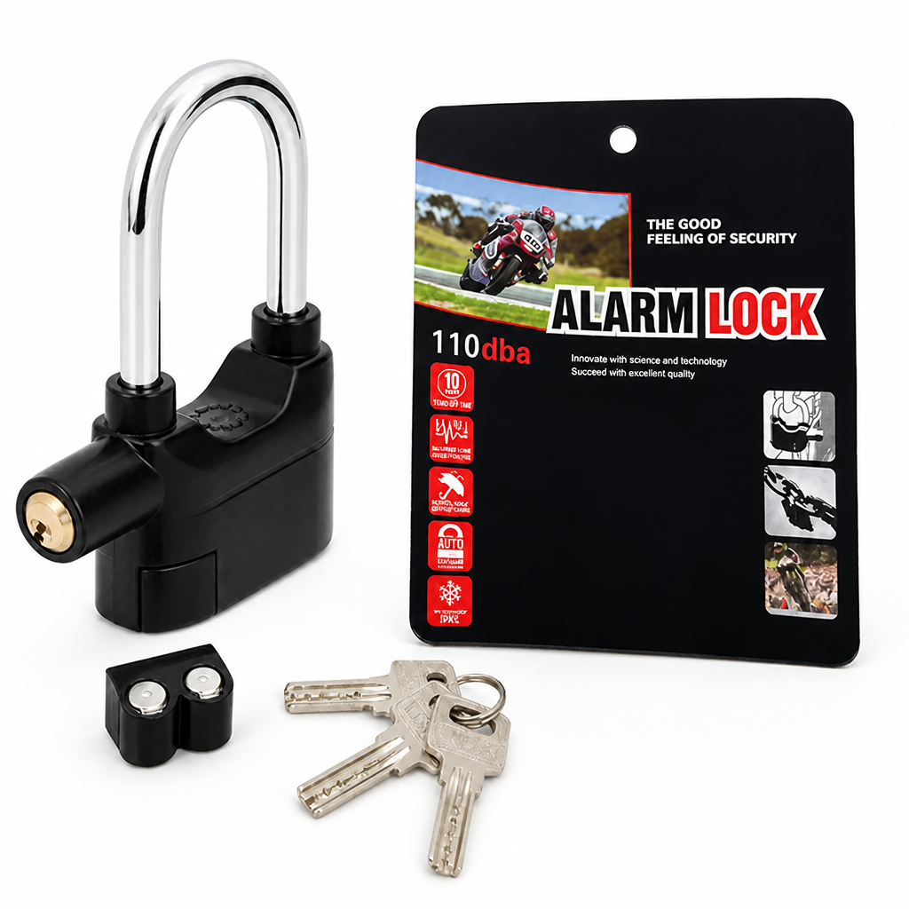 IronSentinel™ — Make Your Property Untouchable with a Thunderous 110dB Alarm