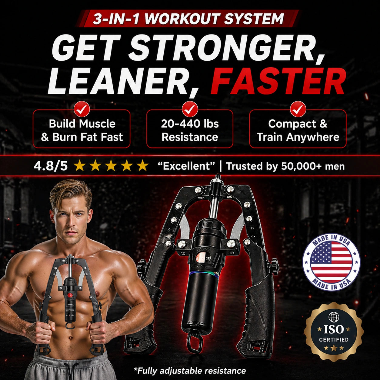 VigorMaxx™ — Unlock Massive Upper Body Strength with Effortless, Joint-Friendly Power