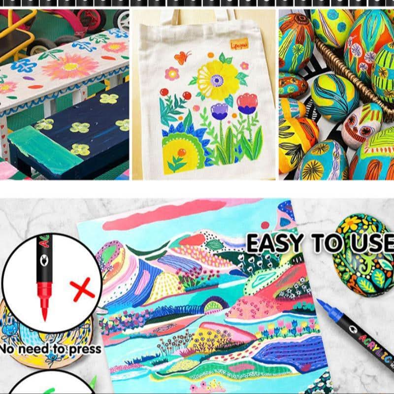 Chromaraise™ Acrylic Paint Pens — Ignite Your Creativity with Vivid, Lasting Color on Every Surface