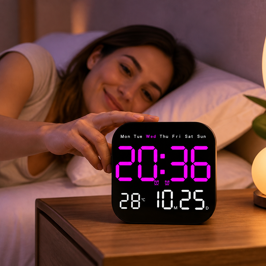 SereniTime™ — Wake Up Stress-Free with Instant Clarity and Effortless Control
