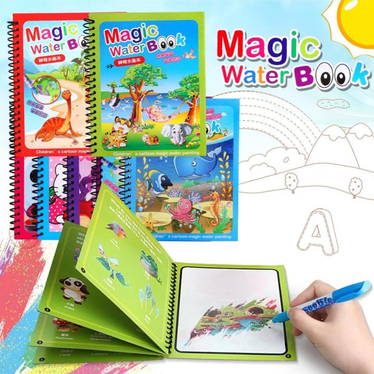 RamoraSplash™ — Ignite Your Child’s Creativity with Mess-Free, Magical Water Colors