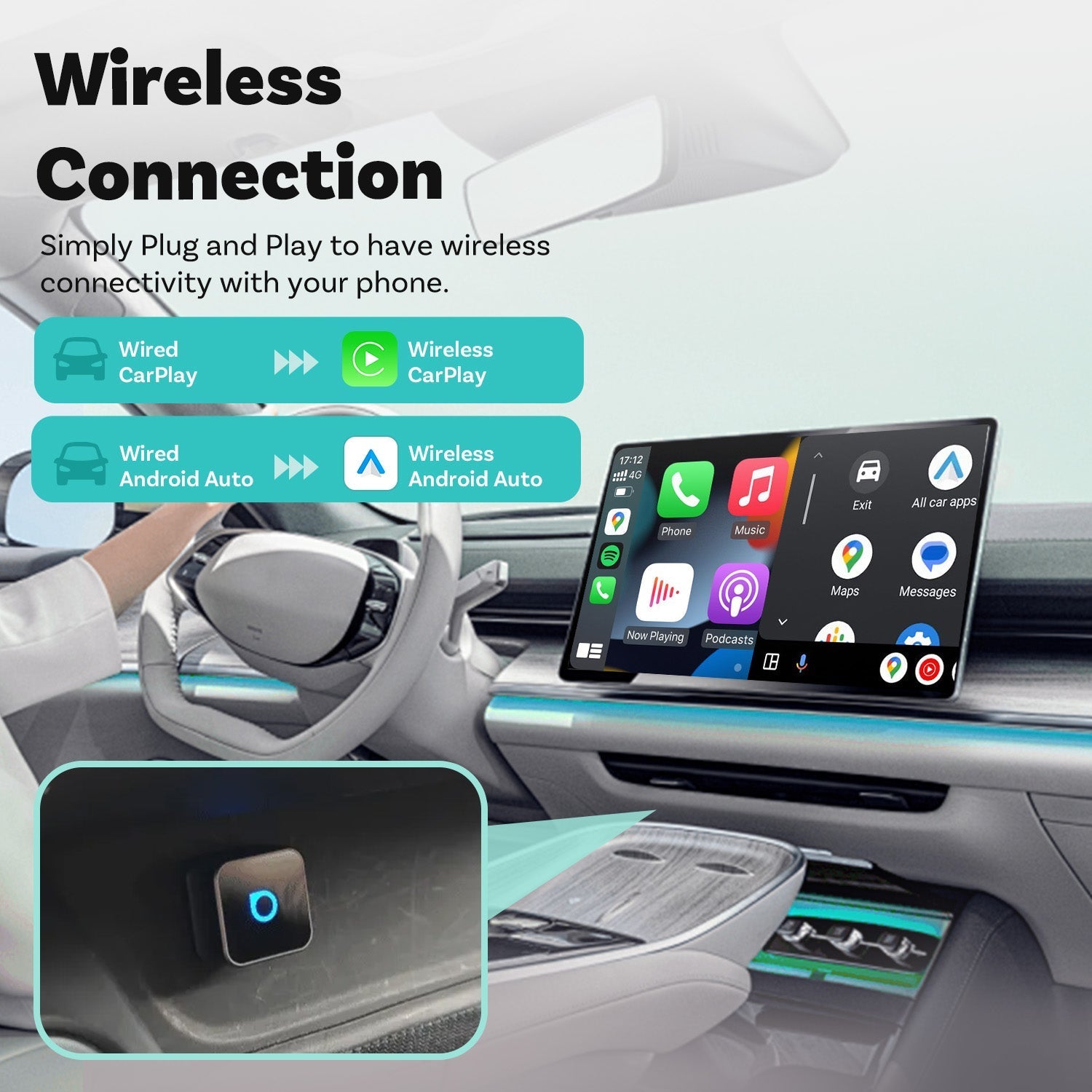 VeraDrive™ Wireless Adapter — Cut the Cords, Own the Road with Effortless Control