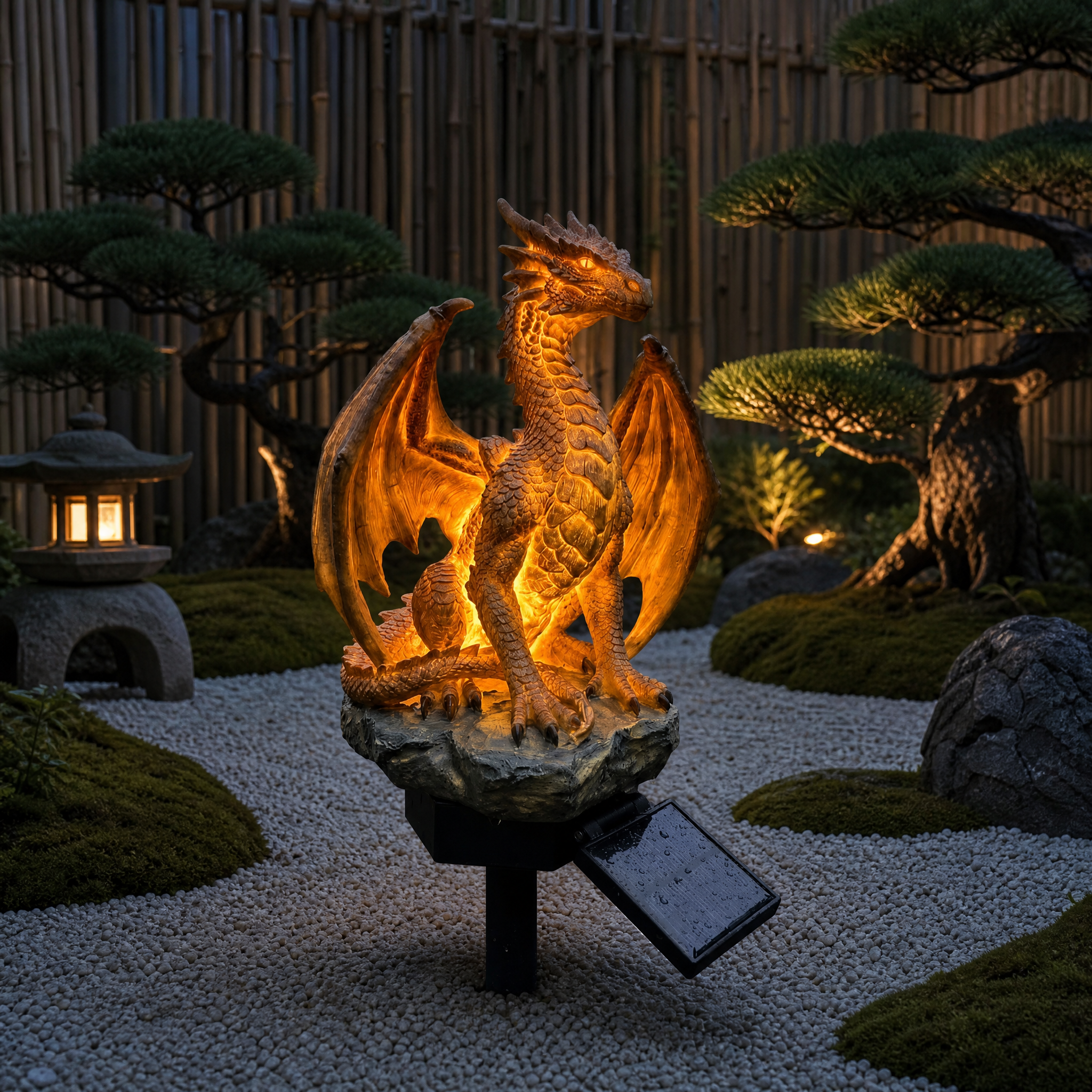 EmberWyrm™ — Ignite Your Nights with a Magical, Solar-Powered Glow