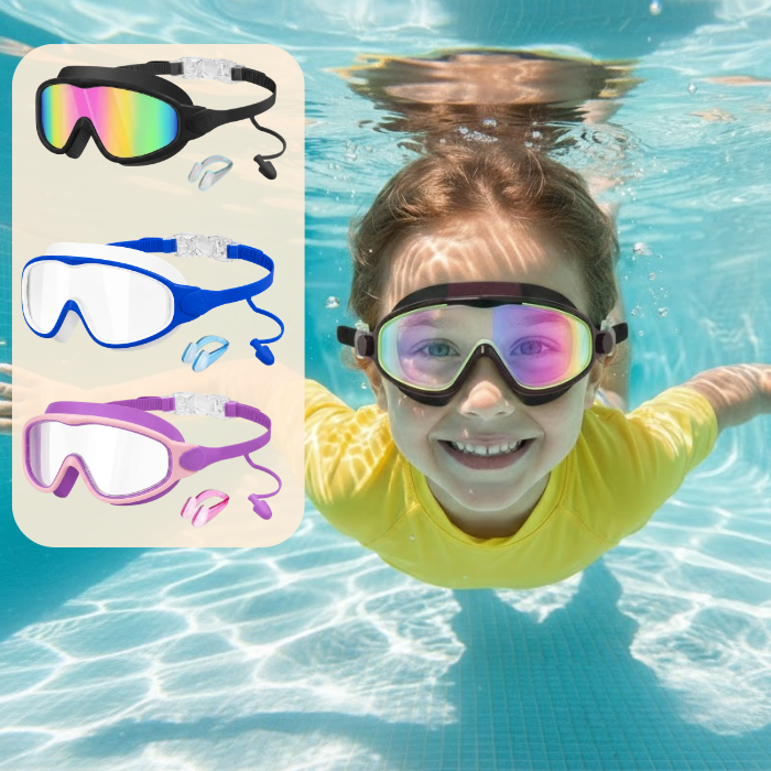 HydraVision™ Goggles — Let Your Child Swim Confidently with Crystal-Clear, Leakproof Comfort