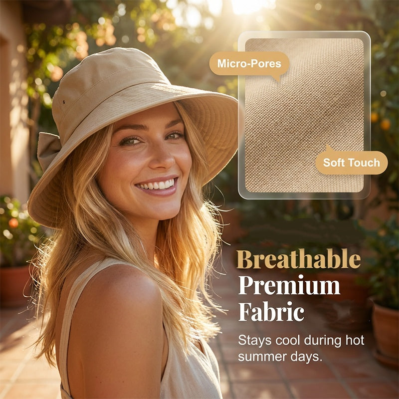 RadiantAura™ Hat — Unlock Effortless Elegance with Unbeatable Sun Protection