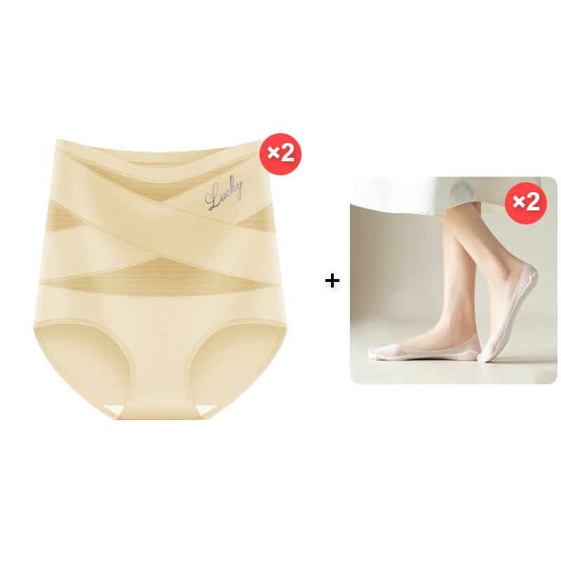 Silhoxi™ Plus-Size High-Waist Tummy Sculpting Panties — Instantly Smooth Your Waist and Own Your Confidence All Day