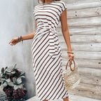 LunaSilk™ Leopard Knot Dress — Wrap Yourself in Confidence and Unforgettable Style