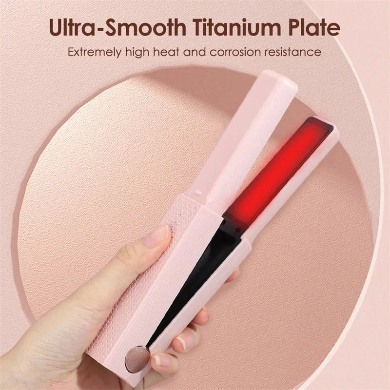 VayaGlide™ Mini Straightener — Pocket-Sized Power for Flawless Hair Anytime, Anywhere