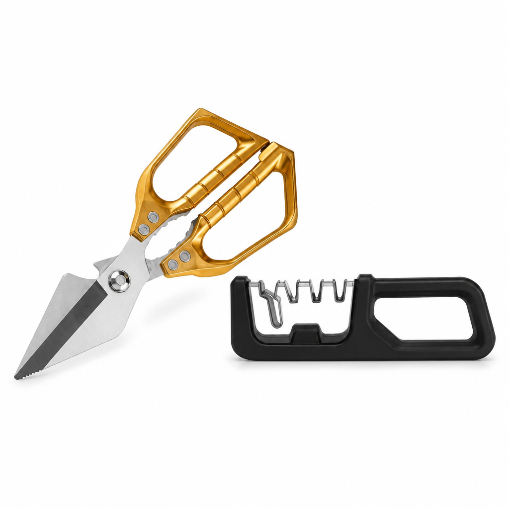 SharperEdge™ Precision Shears — Effortless Power and Comfort to Conquer Every Kitchen Task