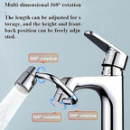 FlowFlex™ 1440° Rotating Faucet Extender — Take Full Control of Every Drop Without the Mess
