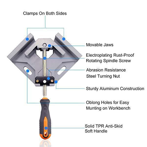 PrecisionEdge™ Pro Clamp — Nail Perfect Corners Fast with Unshakable Grip and Pro-Level Power