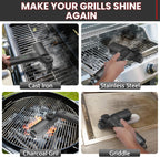 BlazeScrub™ — Clean Your Grill Effortlessly and Enjoy Every Sparkling BBQ Moment