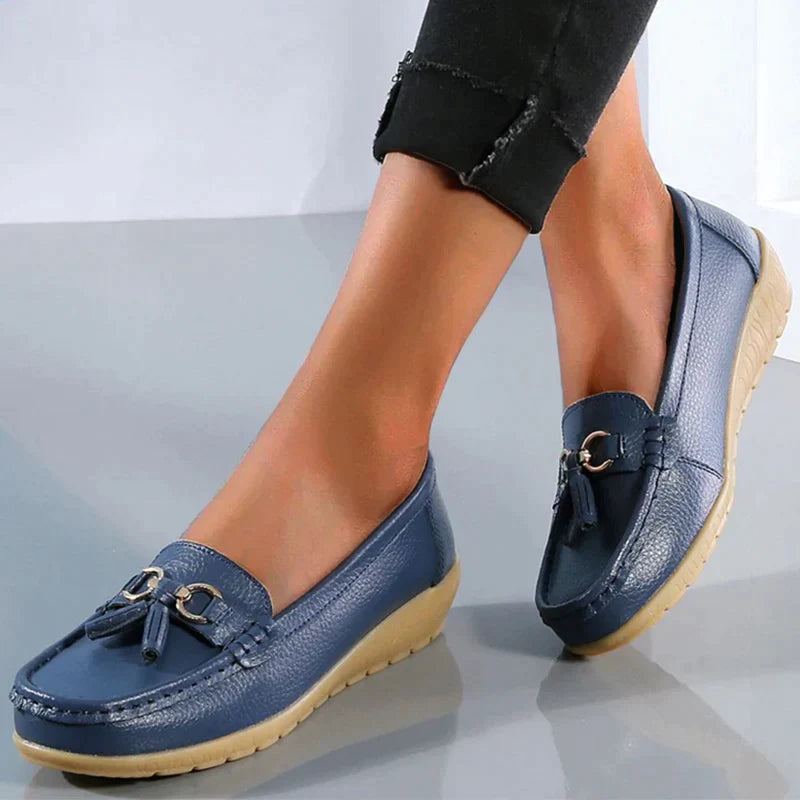 VelaEase™ Moccasins — Slip Into All-Day Relief and Confident Comfort