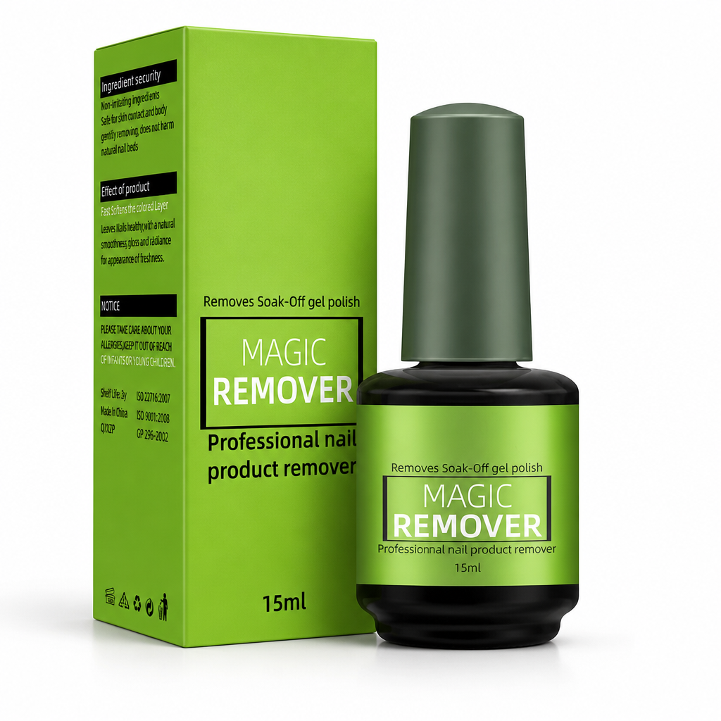 GlowEase™ Nail Gel Remover — Effortless, Damage-Free Gel Polish Lift in Minutes