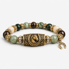 IronSpirit™ Crystal Bracelet — Ignite Your Inner Warrior with Every Powerful Bead