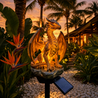 EmberWyrm™ — Ignite Your Nights with a Magical, Solar-Powered Glow