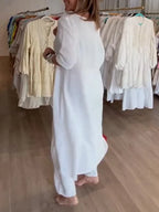 LunaEase™ Linen Casual Two-Piece Set — Effortless Everyday Comfort with Relaxed Style and Breezy Elegance