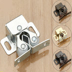 SteelLock™ Dual Roller Cabinet Latches  (Set of 4)  — Lock In Quiet Strength and Unshakable Peace of Mind