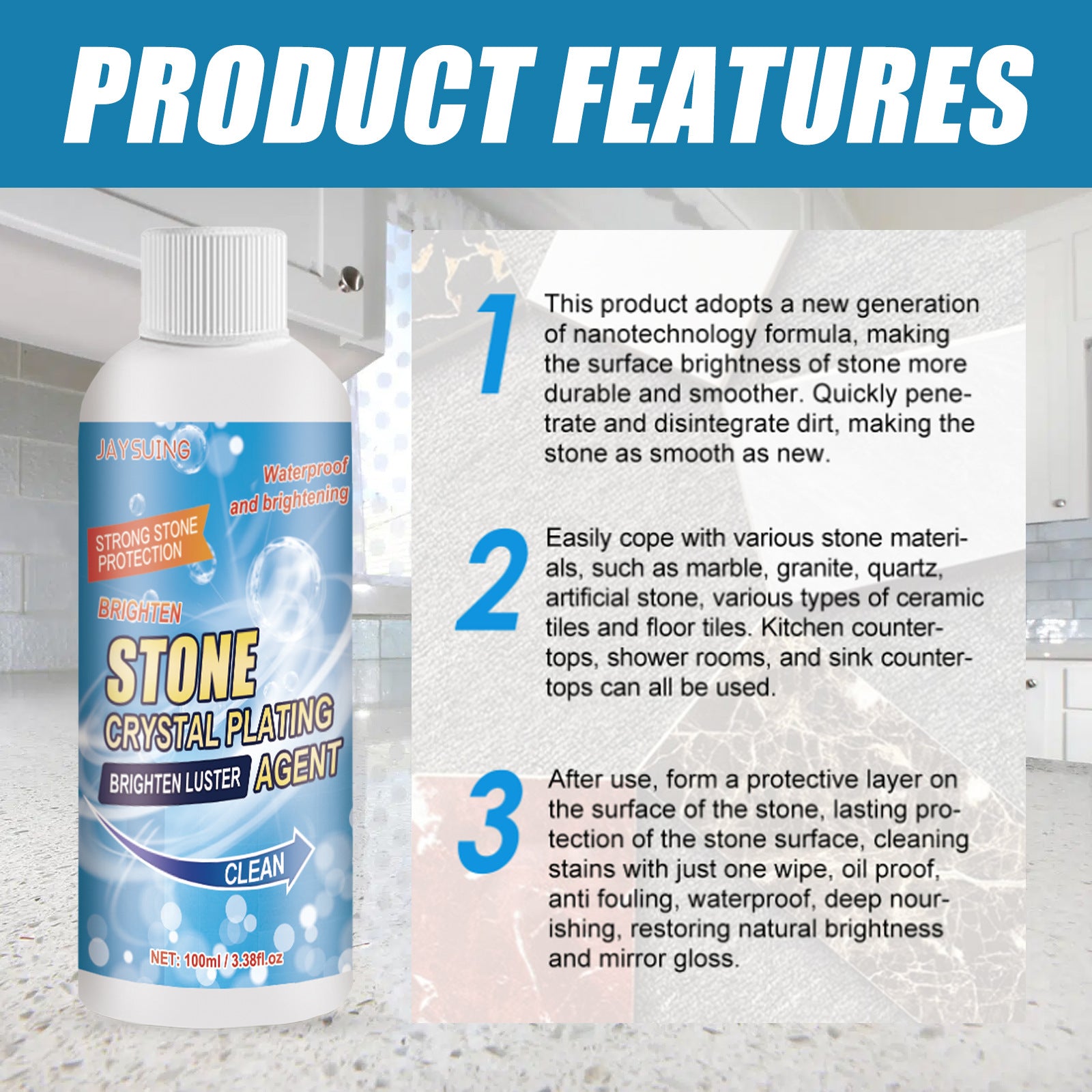 PureStone™ — Effortlessly Erase Rust Stains and Restore Your Stone’s Natural Glow