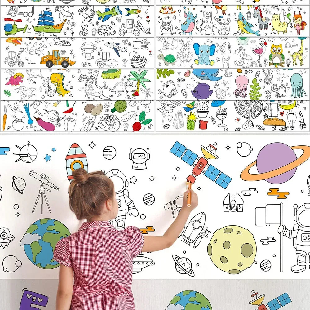 ArtBound™ Drawing Paper Roll — Unleash Boundless Creativity Without the Mess or Stress