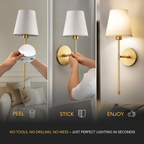 Aureline™ Wireless Wall Sconce — Soft Brilliance with a Touch of Luxury