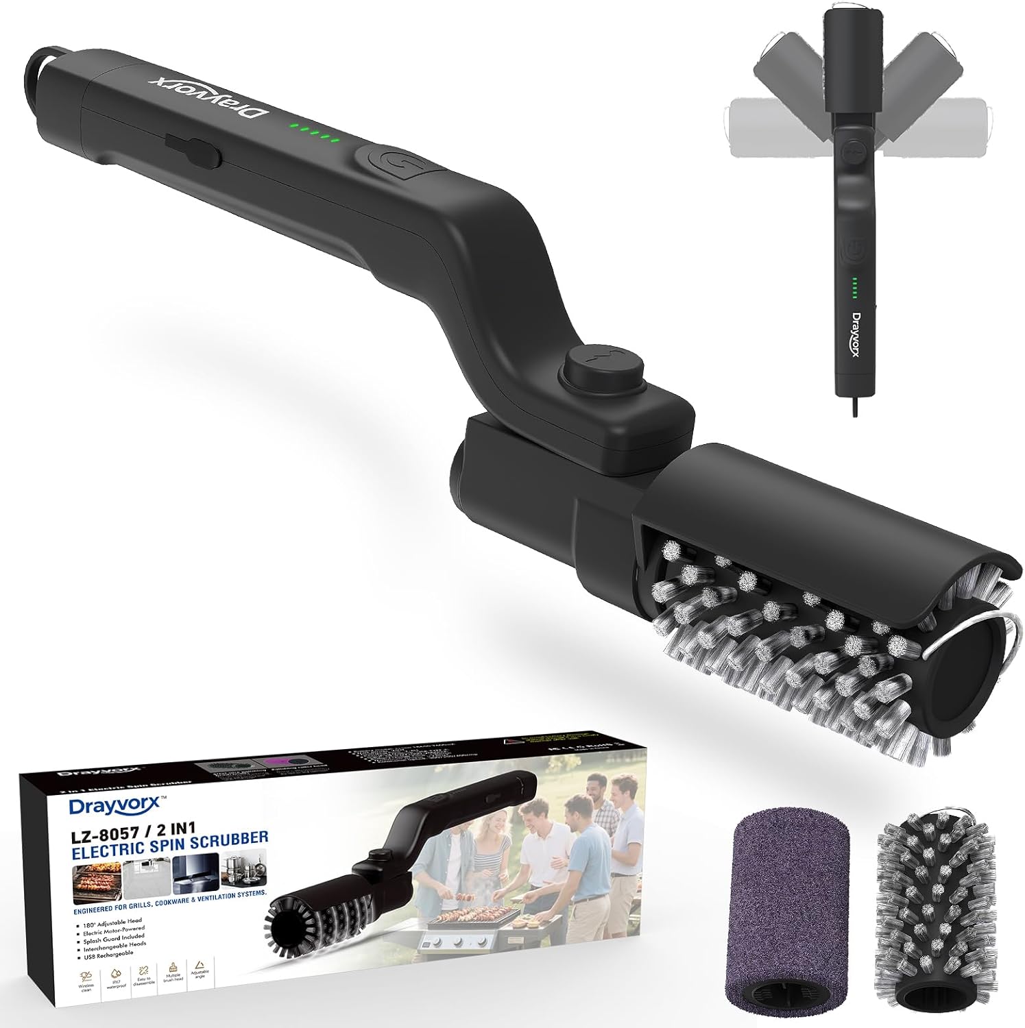 BlazeScrub™ — Clean Your Grill Effortlessly and Enjoy Every Sparkling BBQ Moment