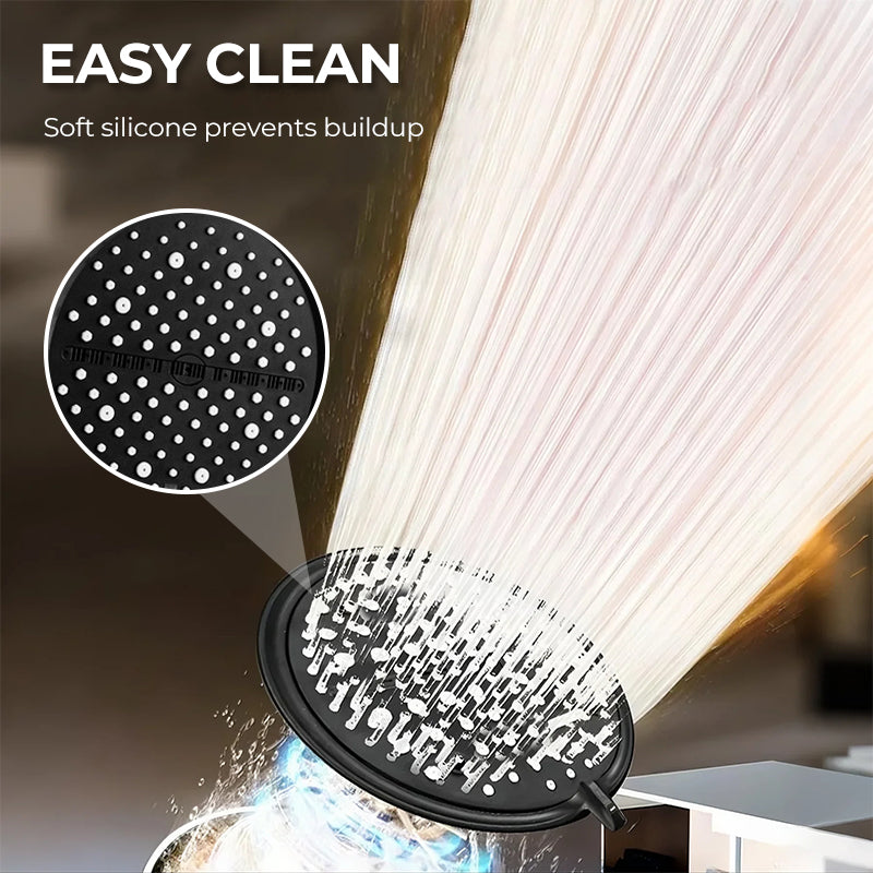 AquaPulse™ Adjustable Rainfall Shower Head — Experience Total Body Bliss with Every Drop