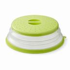 VivaShield™ 2-in-1 Collapsible Microwave Splatter Cover — Keep Your Microwave Spotless and Your Kitchen Clutter-Free Instantly