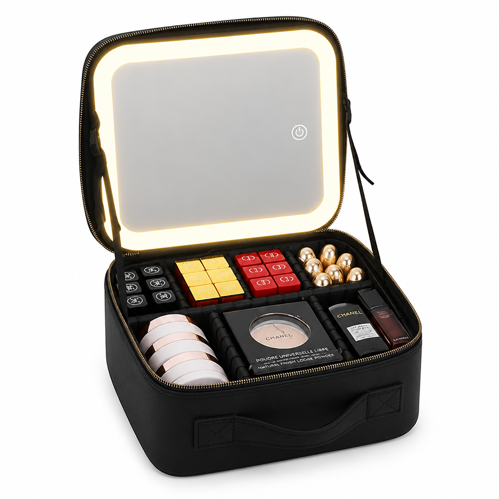 LuminaLuxe™ — Perfect Glow and Organized Beauty Wherever You Go