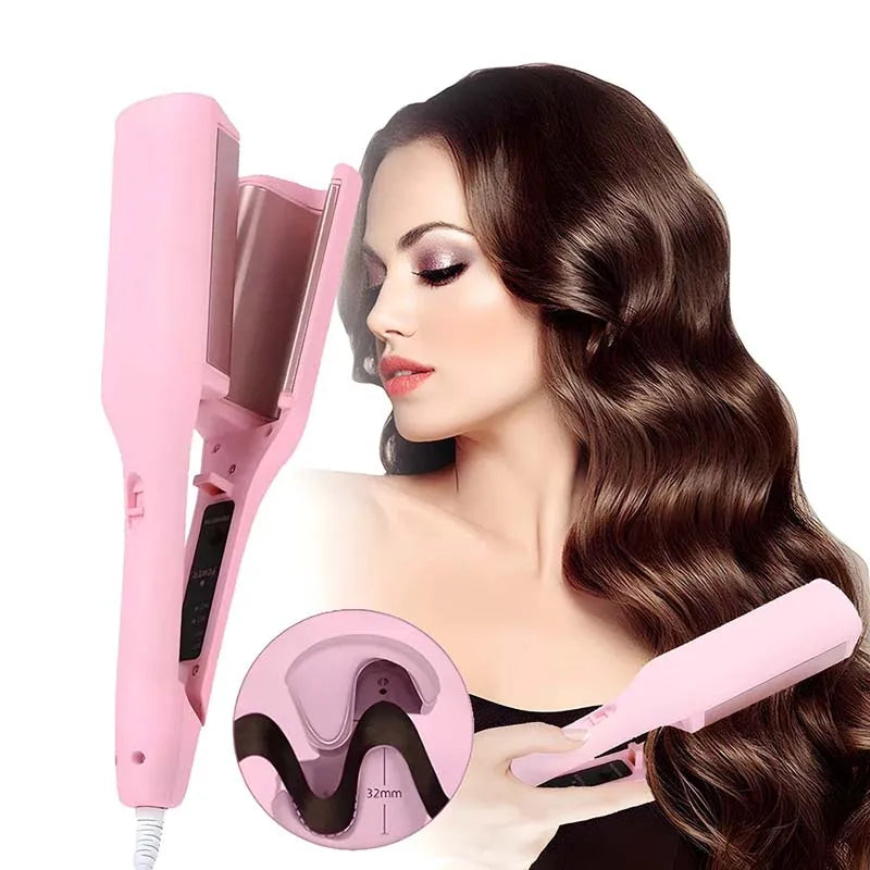 VivaCurl™ 3 Barrel Ceramic Curler — Unleash Stunning, Head-Turning Waves That Last All Day