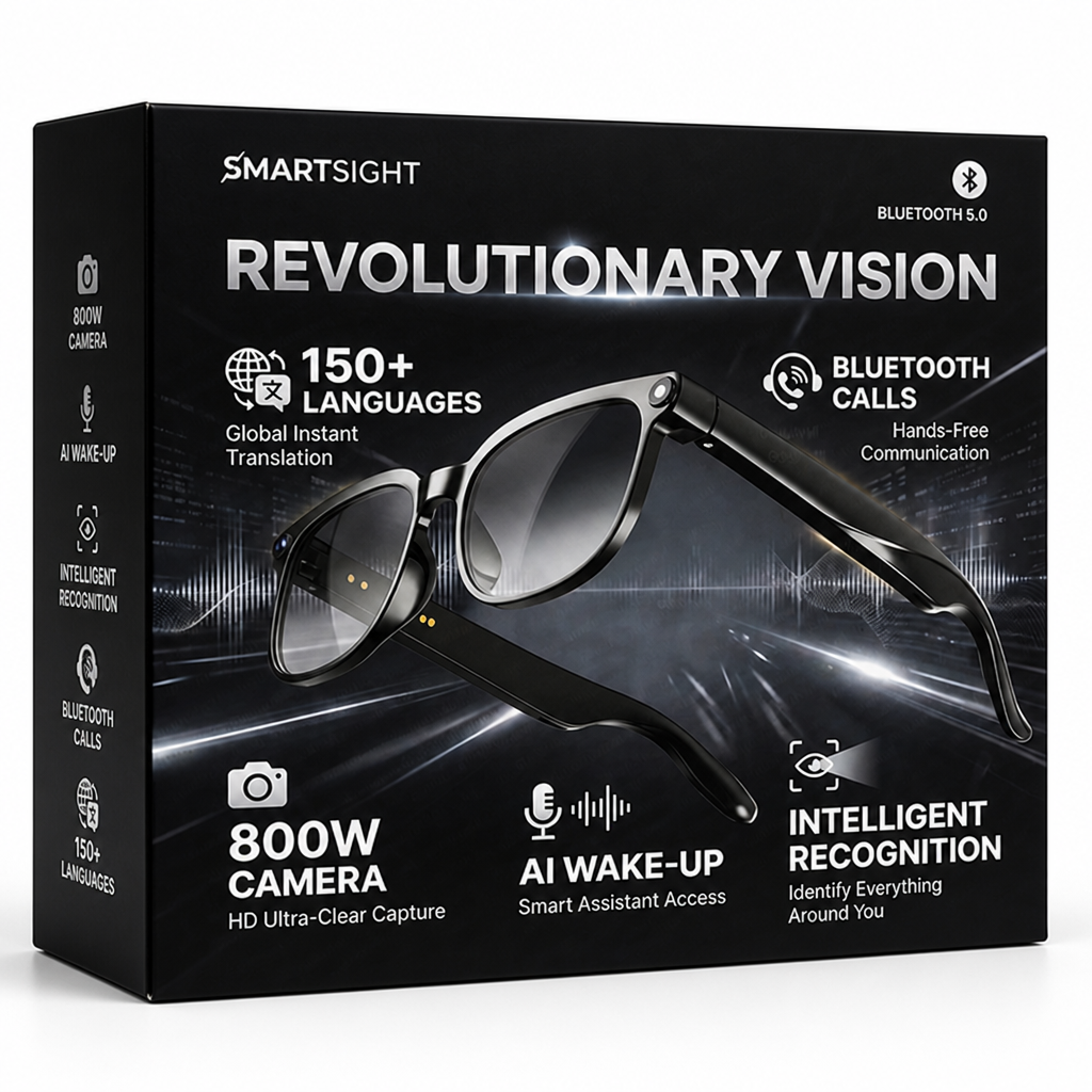 VeraSight™ Smart Glasses — See Clearly, Speak Freely, Live Limitlessly