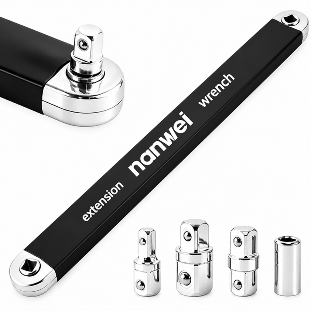 TorquePivot™ Extension Wrench — Outsmart Tight Spots and Crush Stubborn Bolts Effortlessly