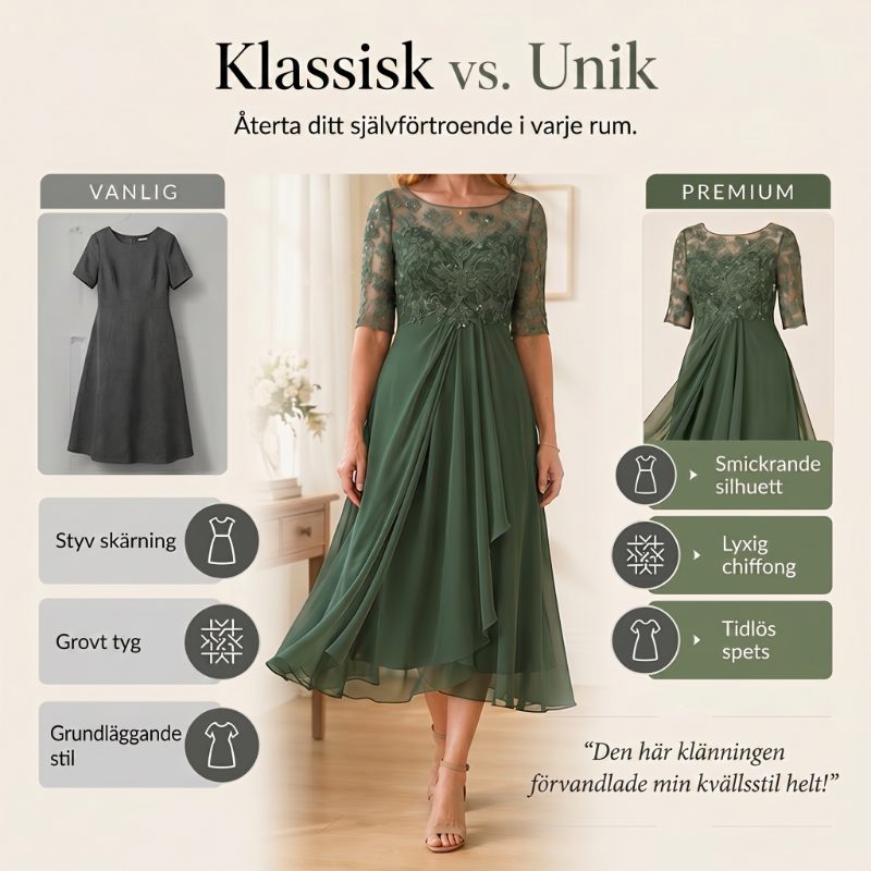 SilkAura™ Embroidered Cocktail Dress™ — Command Every Room with Effortless Elegance and Confidence