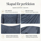 SilkAura™ Embroidered Cocktail Dress™ — Command Every Room with Effortless Elegance and Confidence