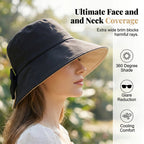 RadiantAura™ Hat — Unlock Effortless Elegance with Unbeatable Sun Protection