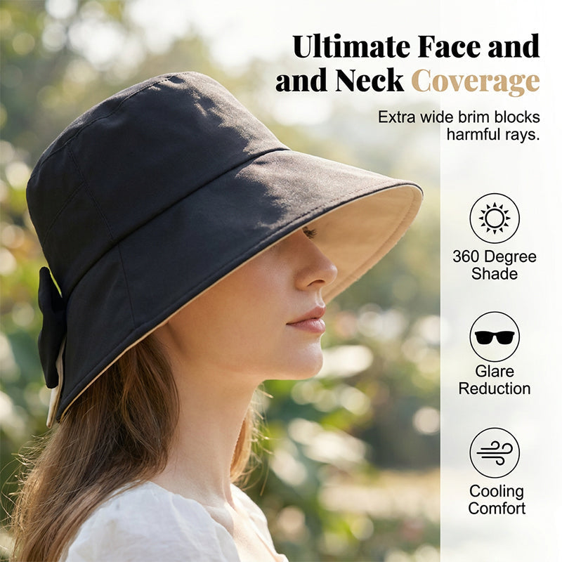 RadiantAura™ Hat — Unlock Effortless Elegance with Unbeatable Sun Protection