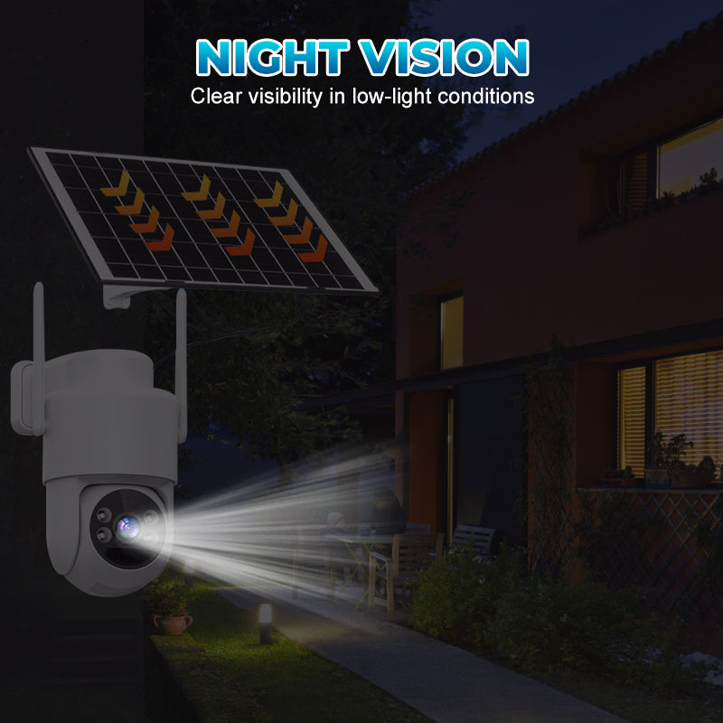 SolarRay™ — Never Miss a Moment with 24/7 Solar-Powered Security That Puts You in Control