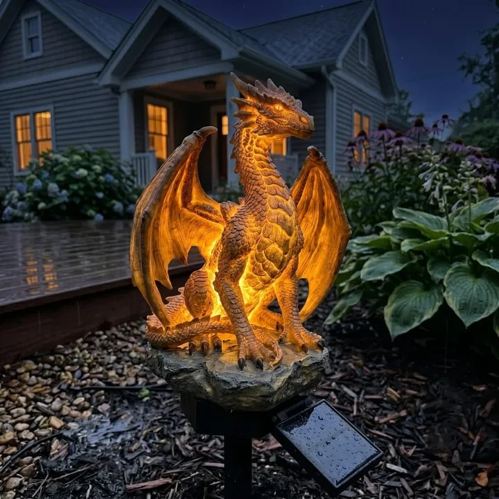 EmberWyrm™ — Ignite Your Nights with a Magical, Solar-Powered Glow