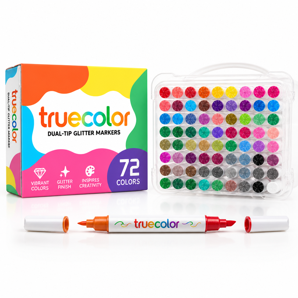 NovaBurst™ Dual-Glow Markers — Ignite Your Creativity with Brilliant Colors That Sparkle and Shine