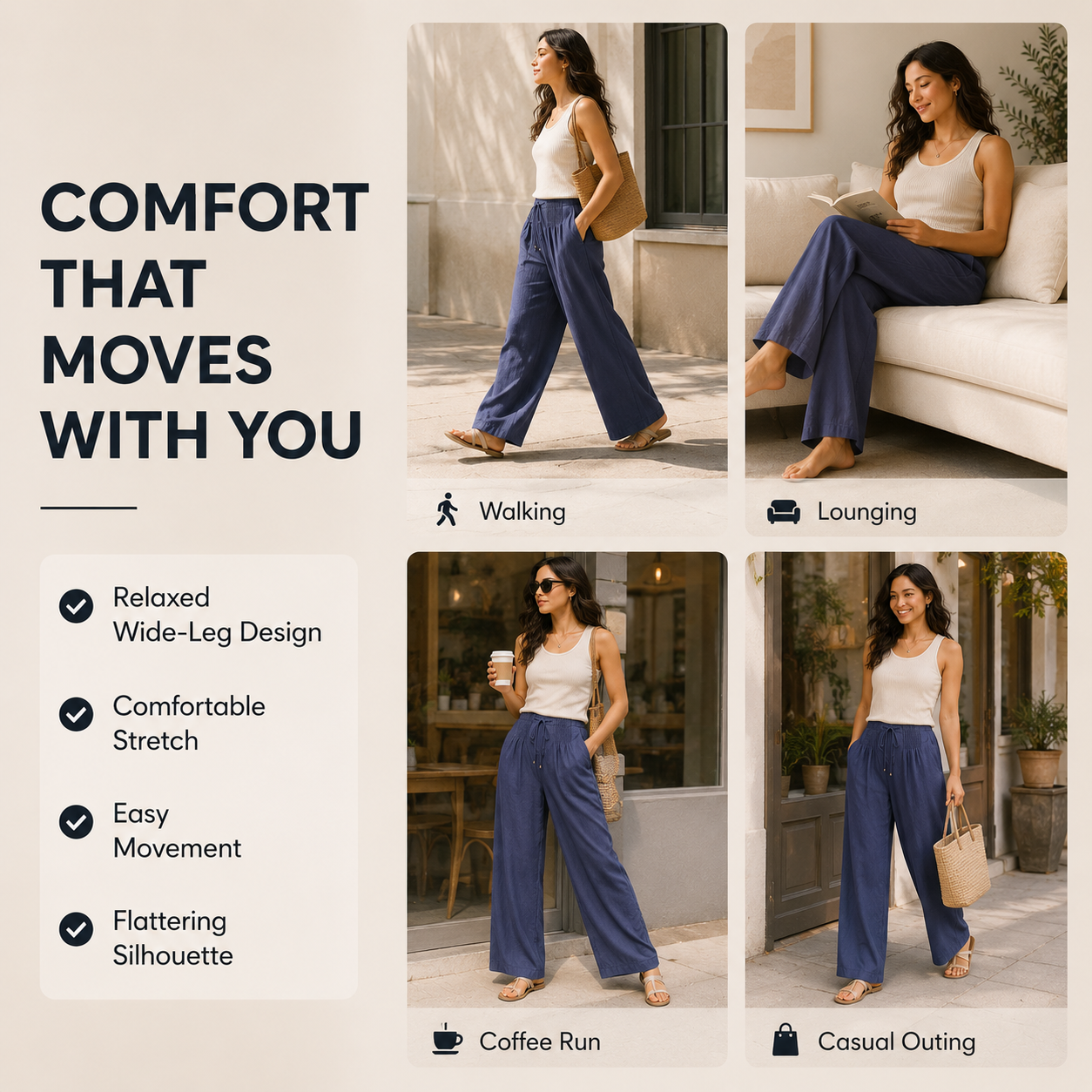 BreeziFlow™ — Light-as-Air Comfort That Moves With You All Day Long