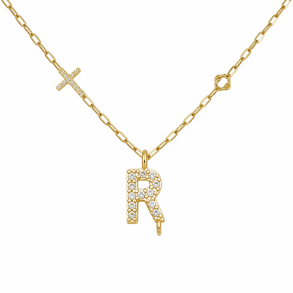 Calyvra™ Petal Chain Necklace — Own Your Glow with Personalized Elegance and Timeless Strength
