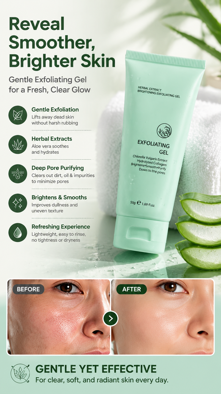 BotaniLuxe™ Herbal Brightening Gel — Unlock Soft, Radiant Skin That Turns Heads Every Day