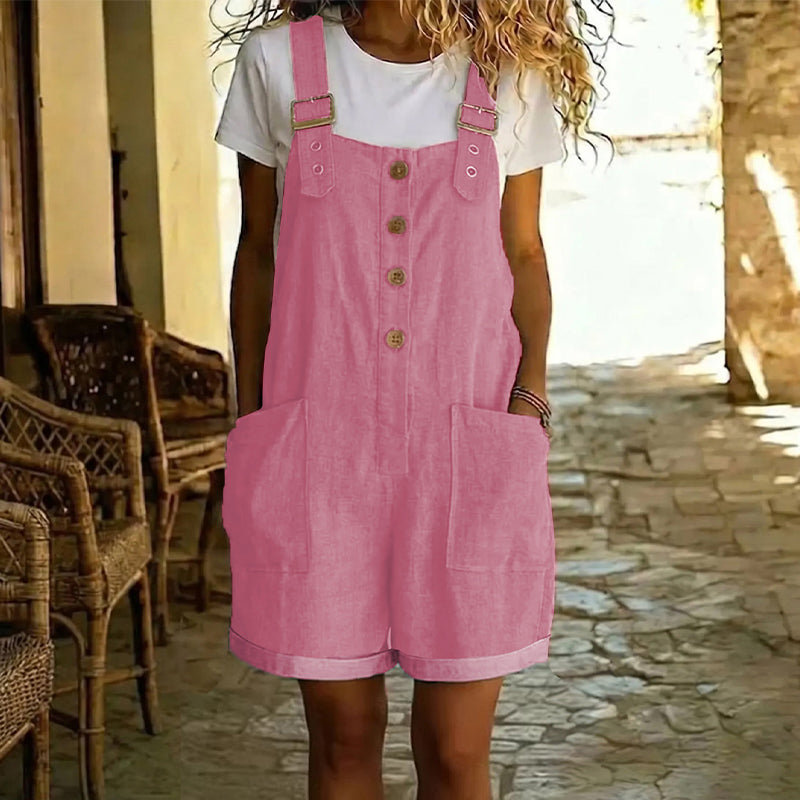MiraLuxe™ Short Overalls — Slip Into All-Day Comfort and Effortless Style