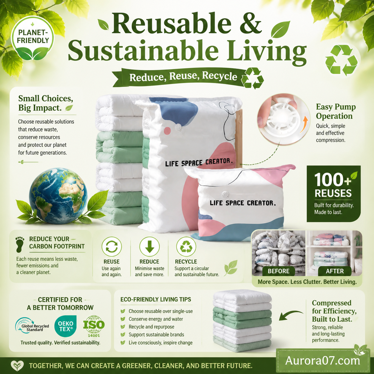 AirEaseSeal™ — Crush Clutter Instantly and Live in Spacious Calm
