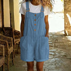 MiraLuxe™ Short Overalls — Slip Into All-Day Comfort and Effortless Style
