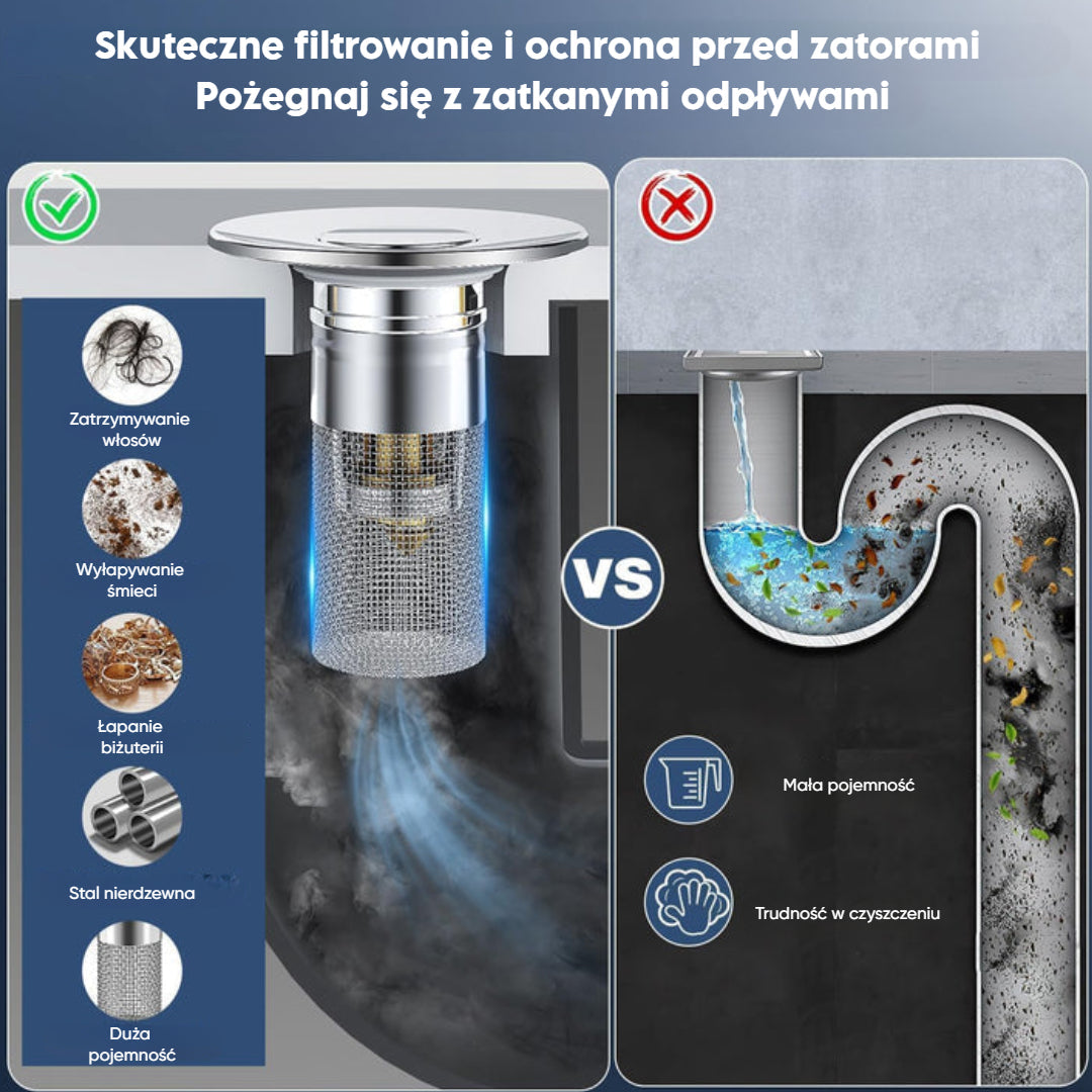DrainGuard™ — Stop Clogs and Kill Kitchen Odors Instantly for a Fresh, Stress-Free Sink
