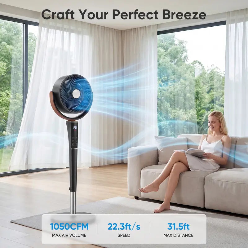BreezeSphere™ — Experience Whisper-Quiet, All-Around Cool That Transforms Your Space into a Calm Retreat