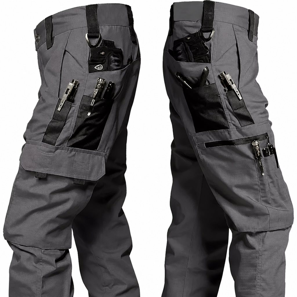 Waterproof Work & Trail Cargo Pants™ — Stay Dry, Loaded, and Unstoppable All Day Long