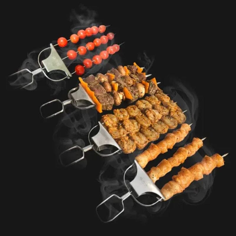 TriFlame™ Grill Skewers — Master Every BBQ With Juicy, Even-Cooked Perfection